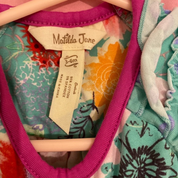 Matilda Jane Pick Up Sticks Dress 3-6 w bloomers - Picture 2 of 3